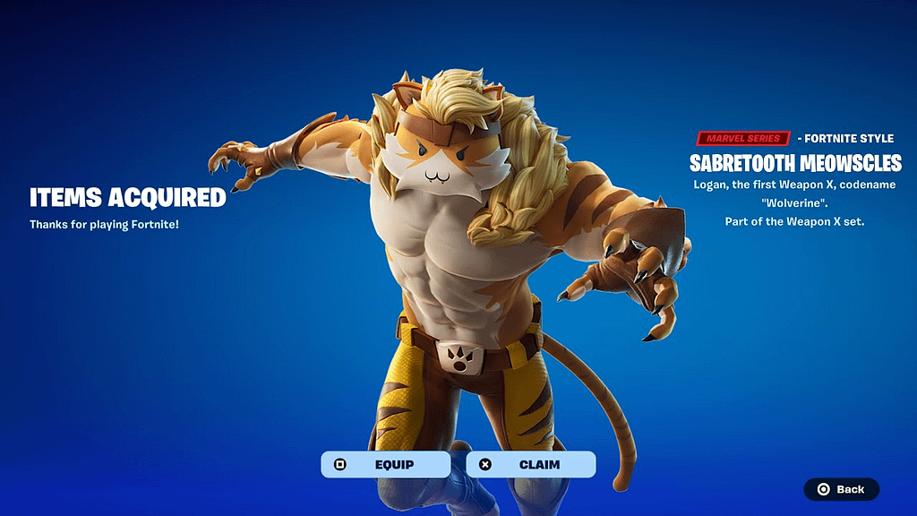 sabretooth Meowscles