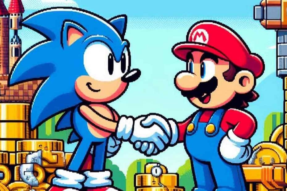 sonic e mario