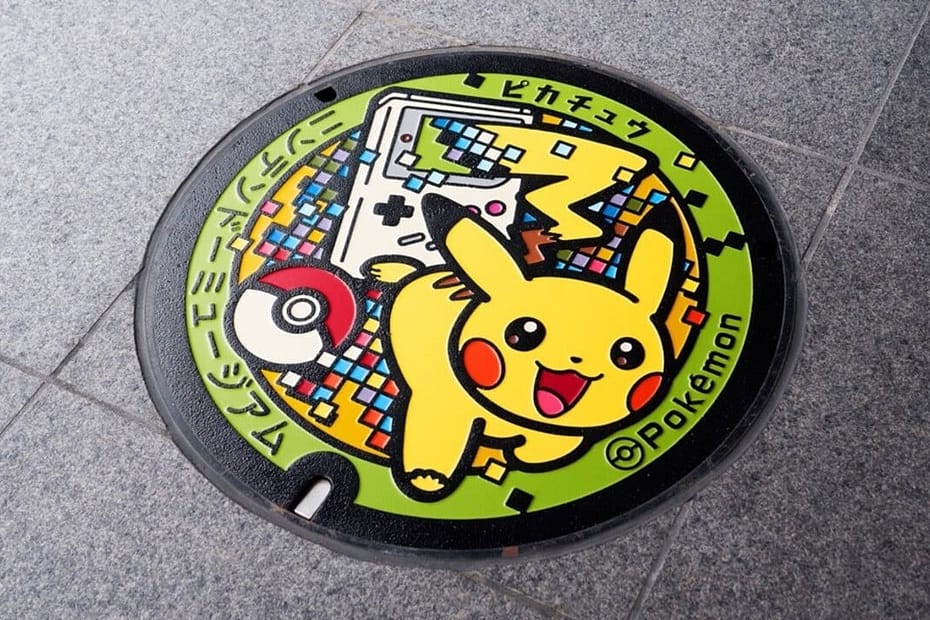 Pikachu Invade Tampas de Bueiro no Museu da Nintendo em Kyoto