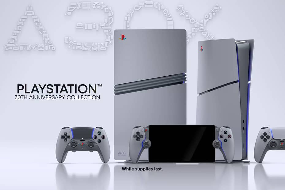 30 Anos de PlayStation: Edição Limitada do PS5 em Visual Retrô